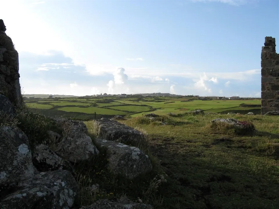 Day 5 dawn walk to botallack   looking across kenidjack valley to st just in penwith